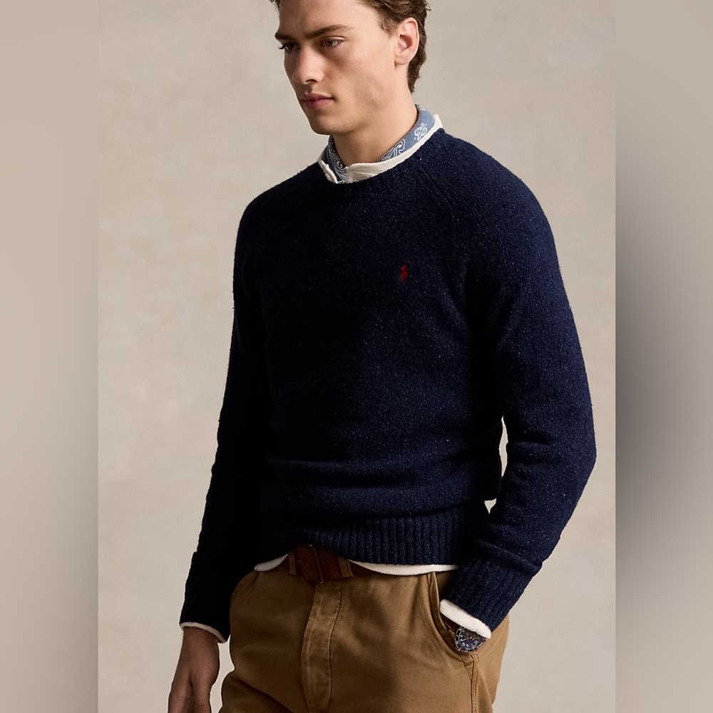Polo Ralph Lauren- Men’s Wool Blend Sweater- Size XL